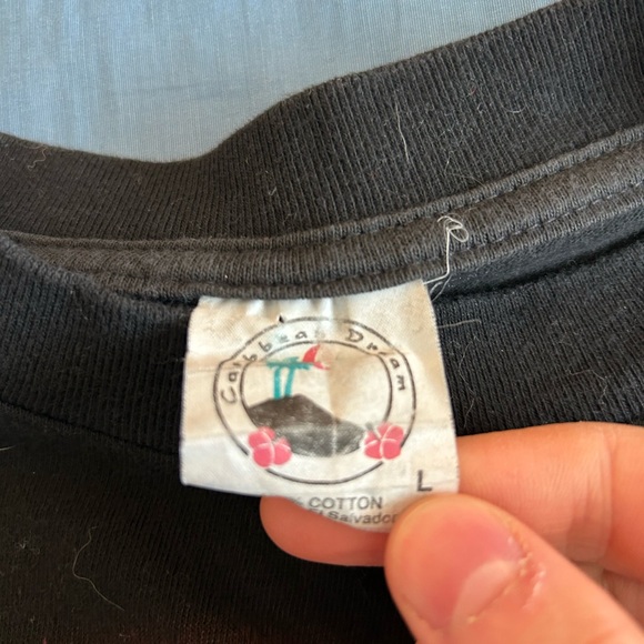 Vintage 90s Truckers Lighting AOP T Shirt Size Large Made In USA Y2K Racing - Picture 3 of 5